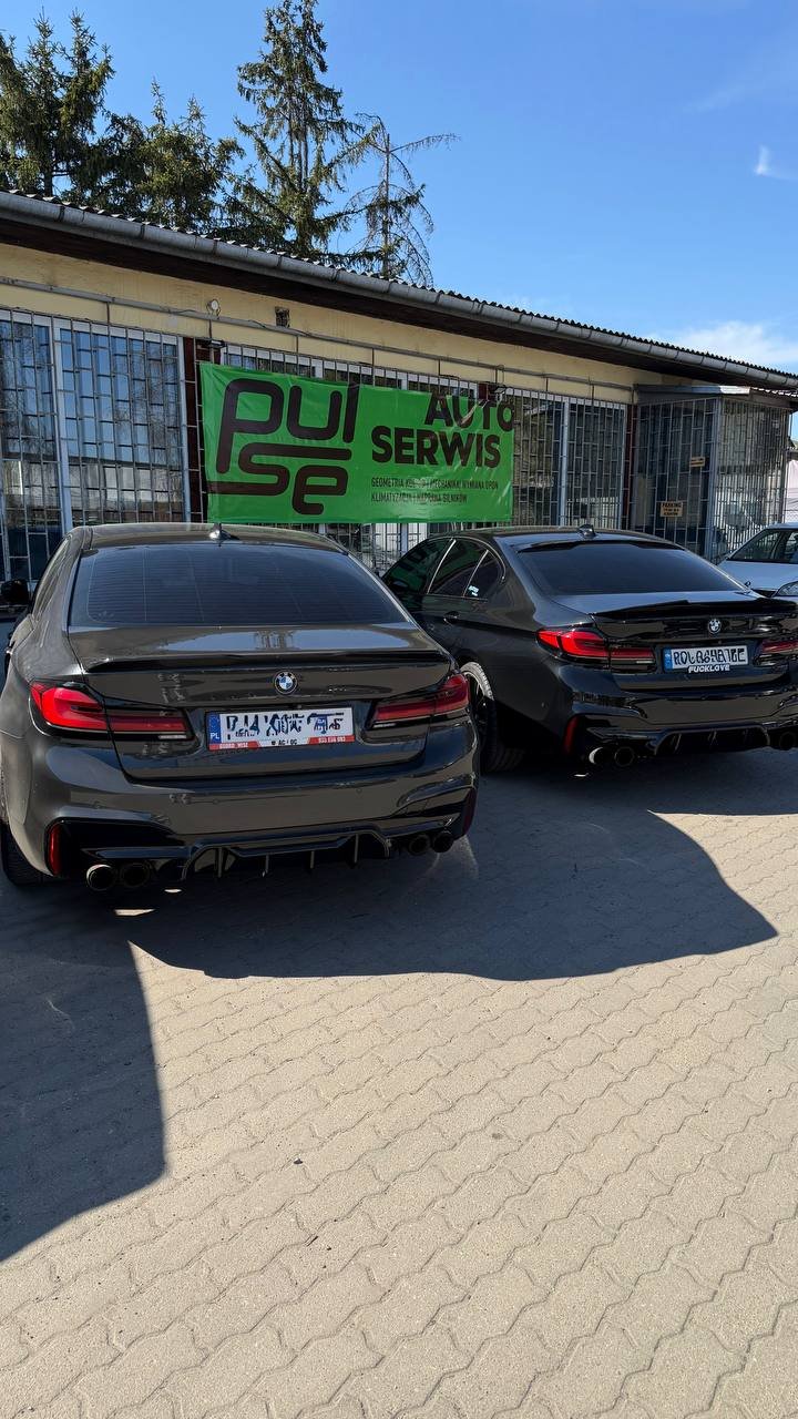 Green BMW